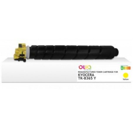 K40418OW ARMOR OWA Toner Remanufactured 1T02YPANL0 para KYOCERA TK-8365 Y  Amarillo