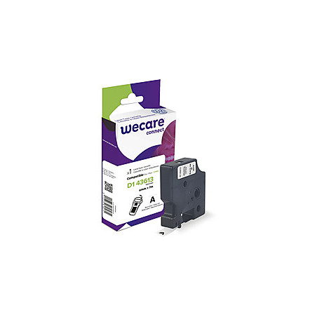 K80011W4 ARMOR    WECARE Etiqueta Blanca Texto negro para DYMO D1 43613 6mmx7m