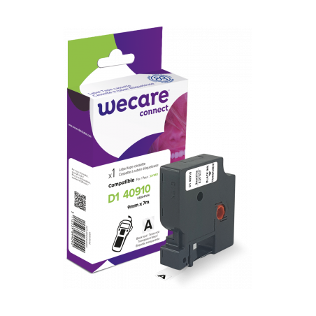 K80041W4 ARMOR Cinta DYMO 40910D1 B/T 9mm x 7m negro standard