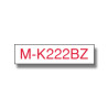 MK222BZ BROTHER Cinta No laminada Blanco / rojo 9 mm