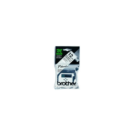 MK231BZ BROTHER Cinta No laminada Blanco/ negro 12 mm