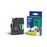 TZE741 BROTHER Cinta laminada verde/ negro 18mm