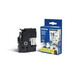 TZEFX241 BROTHER Cinta laminada Blanco / negro (Flexibles) 18mm