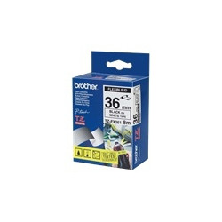 TZEFX261 BROTHER Cinta laminada Blanco / negro (Flexibles) 36mm
