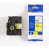 TZEFX661 BROTHER Cinta laminada Amarillo / negro (Flexibles) 36mm