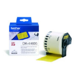 DK44605 BROTHER Rollo de Papel Continuo Removible Amarillo de 62mm x 30