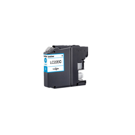LC22EC BROTHER Cartucho de tinta azul MFCJ5920DW  super larga duracion