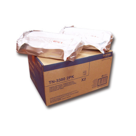 TN3380TWIN BROTHER HL-5440D/5450DN/5470DW Pack 2 Toner
