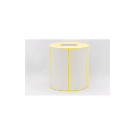 LDP1M050102100I BROTHER Caja de 8 rollos de etiquetas térmicas protegidas. Cada rollo contiene 945 etiquetas de 102m