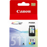 2972B001 Canon Pixma MP240/260/480 cartucho color CL511