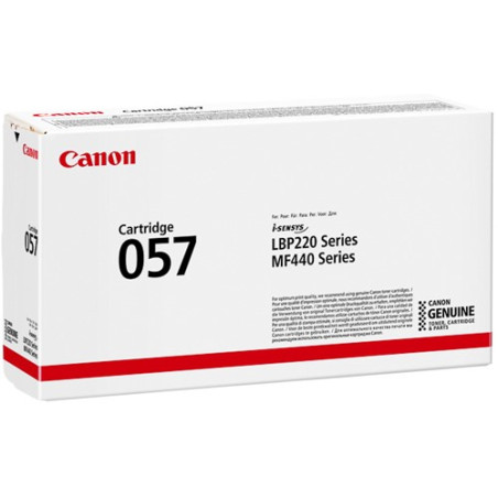 3009C002 CANON Toner negro 057 i-SENSYS LBP223 LBP226 MF443 MF445