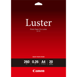 6211B006 CANON Papel Pro Luster LU-101 20h.A4 Photo Paper Pro Luster 260g.