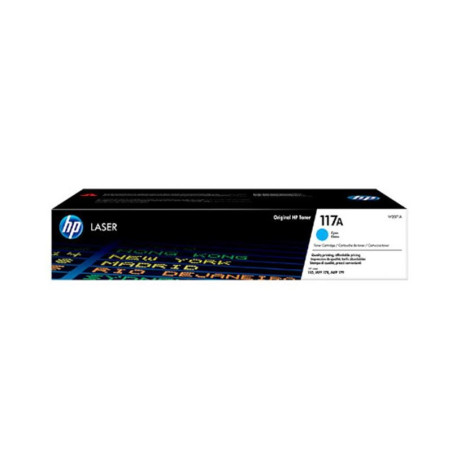 TONER ORIGINAL (W2071A Nº117A) PARA IMPRESORAS HP - 700pag - Cyan C03HP0168