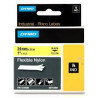 1734525 DYMO RHINO Cinta ID1-24 Negro/amarillo nylon