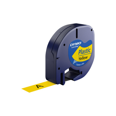 S0721620 DYMO Cinta LT 12mmx4mt -Negro/Amarillo