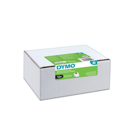 2093091 DYMO Etiqueta LW Multipack dirección 28X89mm-VALUE PACK (12 Rollos)