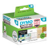 2112286 DYMO Etiqueta LW DURABLE 1" X 1" (25MM X 25MM) Papel blanco