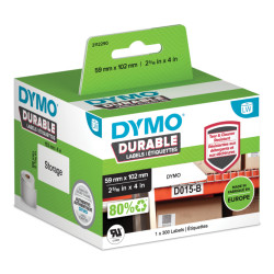 2112290 DYMO Etiqueta LW DURABLE 2-5/16" X 4" (59MM X 102MM) Papel blanco
