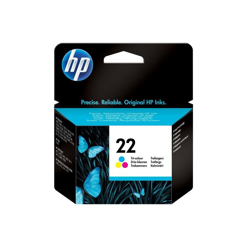 CARTUCHO ORIGINAL (C9352AE Nº22) PARA IMPRESORAS HP - 5ml - Color C08HP0051