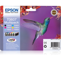 C13T08074021 Epson Stylus Photo R-265/360 Cart. Multipack 6 colores (Radiofrecuencia + acoustic magnetic)