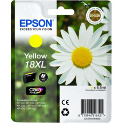 C13T18144022 Epson Expression Home XP-102/205/305/405 Cartucho Amarillo Alta capacidad (Radiofrecuencia)