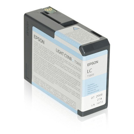 C13T580500 Epson Stylus Pro-3800/3880 Cartucho Cian claro (80ml)