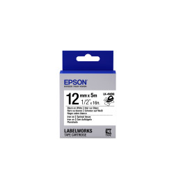 C53S654024 EPSON Cartucho de etiquetas Iron on LK-4WBQ Black/White 12mm (5m)