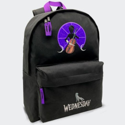 T433-995 TOYBAGS MOCHILA AMERICANO WEDNESDAY MIERCOLES ADDAMS COMPARTIMENTO PORTALAPTOP