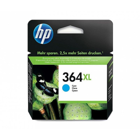 CARTUCHO ORIGINAL (CB323EE Nº364XL) PARA IMPRESORAS HP - 6ml - Cyan C08HP0018