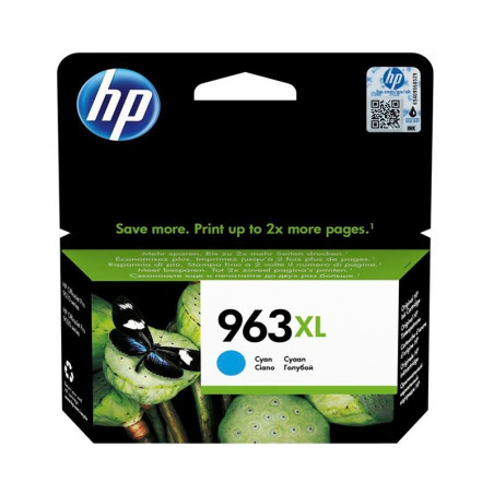 CARTUCHO ORIGINAL (3JA27AE Nº963XL) PARA IMPRESORAS HP - 1.600pag - Cyan C08HP0208