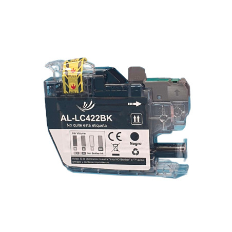 Brother LC422BK negro cartucho de tinta compatible