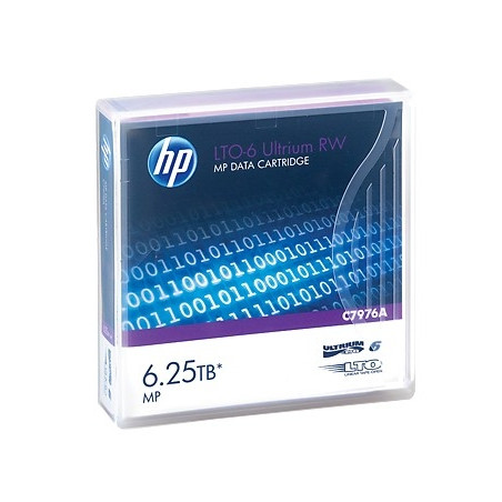 C7976A HP CARTUCHO DE DATOS LTO ULTRIUM 6 2.5TB/6.25TB RW