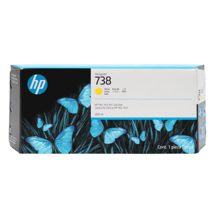 676M8A HP DESIGNJET 738 CARTUCHO AMARILLO 300ML