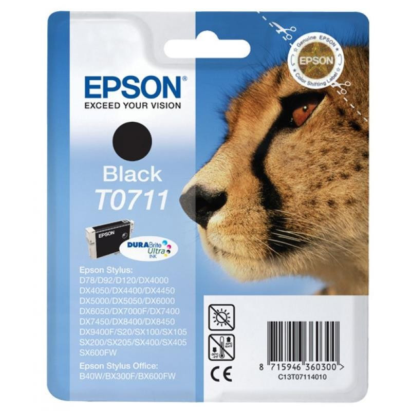 CARTUCHO ORIGINAL (C13T071140B0) PARA IMPRESORAS EPSON - 7