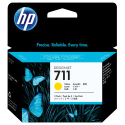 CZ136A HP DesignJet T120/T520 Cartucho Amarillo Nº711 (Pack 3)