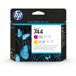 F9J87A HP DesignJet 744 Cabezal de impresion Magenta y Amarillo