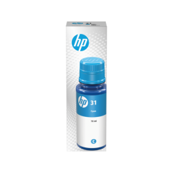 1VU26AE HP Botella de tinta Original nº31 cian 70 ml