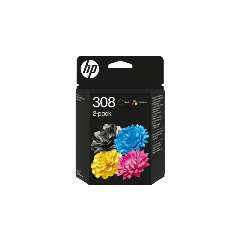 6L6S6UE HP 2 Cartuchos 308 negra/tricolor
