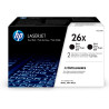 CF226XD HP LaserJet Pro M402/426 Pack 2 Toner Negro nº26X 9.000 paginas alta capacidad