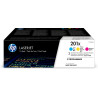 CF253XM HP Laserjet Pro M252n 201X Pack 3 Toner Alta Capacidad Cyan/Magenta/Yellow