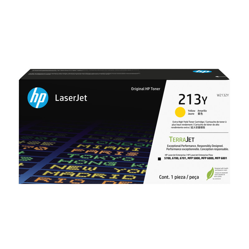 W2132Y HP Toner laserJet 213Y Amarillo Alta extra