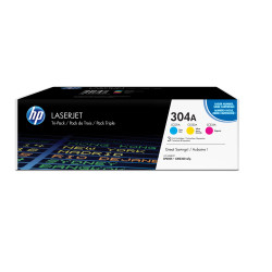 CF372AM HP TONER LASER TRICOLOR 304A PACK 3