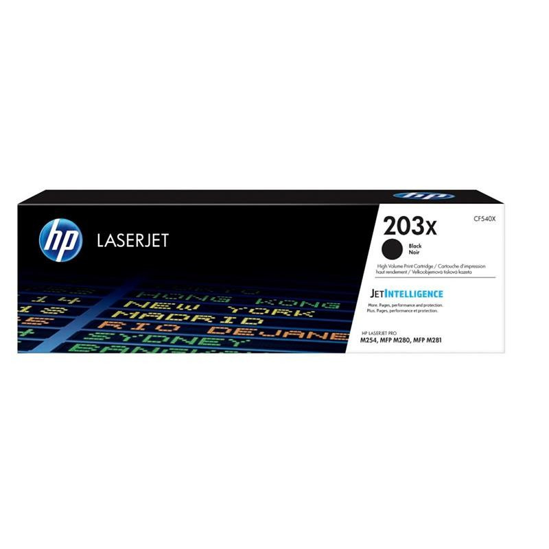 TONER ORIGINAL (CF540X Nº203X) PARA IMPRESORAS HP - 3.200pag - Negro C03HP0100