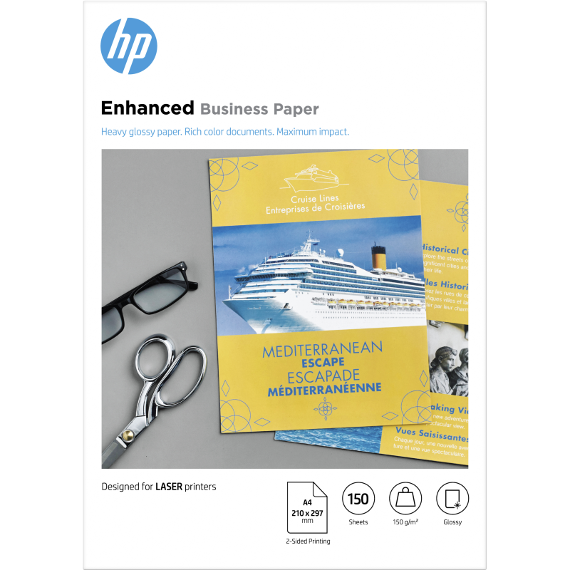 CG965A HP Papel LASER Glossy Professional A4 150gr 150Hojas