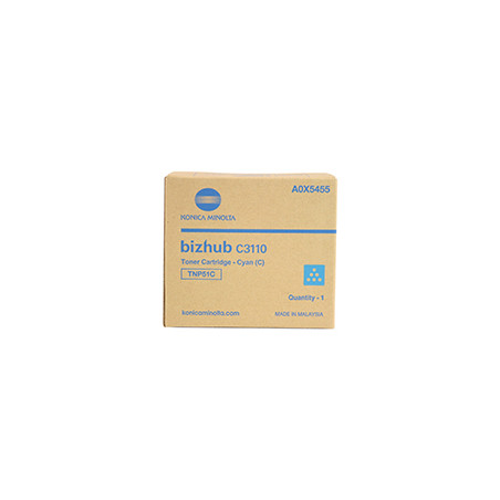 A0X5455 KONICA MINOLTA Toner MINOLTA TNP51C: C3110 Cian /A0X5455