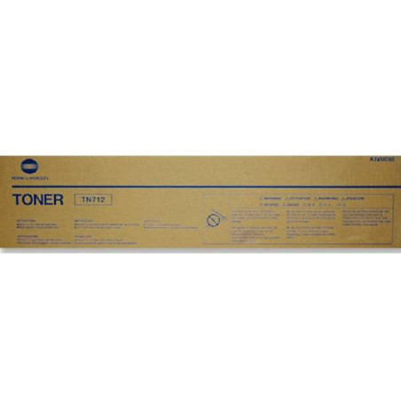 A3VU050 KONICA-MINOLTA Toner negro TN712 par Bizhub 654e 754e  C654 .