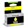 14N0902E LEXMARK S/305/405/505/605 PRO/205/705/805/905 Cartucho de tinta Amarillo Retornable nº100
