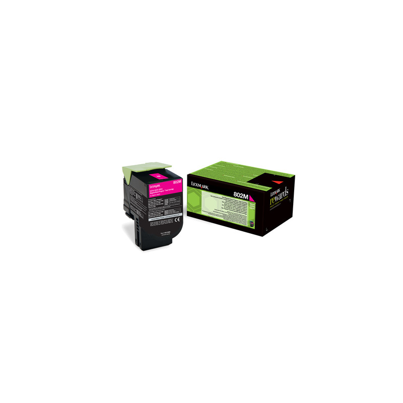 80C20M0 LEXMARK 802M Toner Retornable Magenta (1k)