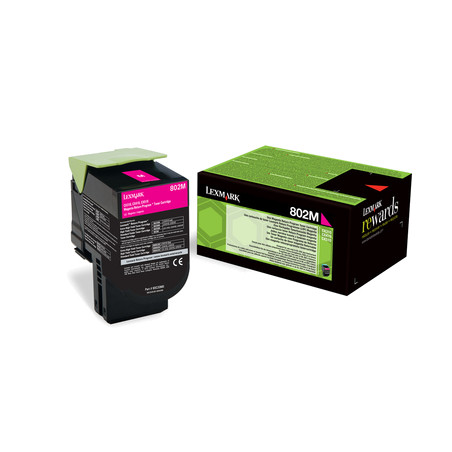 80C20M0 LEXMARK 802M Toner Retornable Magenta (1k)