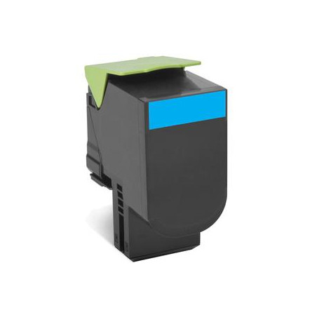 80C2XC0 LEXMARK 802XC Cartucho de toner cian Extra Alto Rendimiento Retornable (4k)